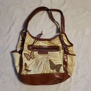 St John's bay purse with butterfly